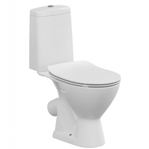Унитаз-компакт напольный с бачком Церсанит FLAVIS 031 3/6 DPL EO SLIM 64288 с сиденьем Soft Close